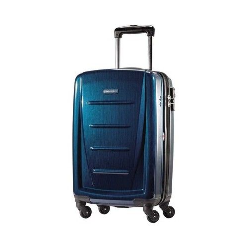 Photo 1 of Samsonite Winfield 2 Hardside Luggage with Spinner Wheels, Deep Blue, Carry-On 20-Inch
