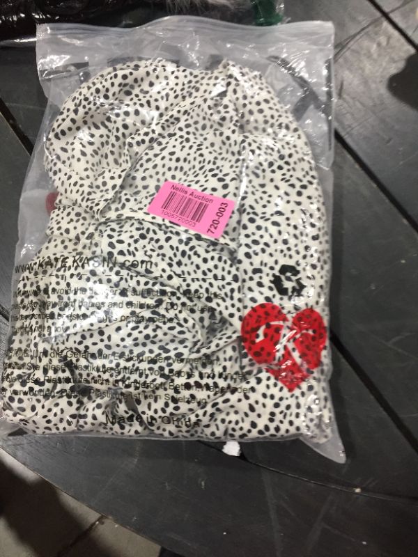 Photo 1 of Kate Kasin Black doted White Dress Size Medium