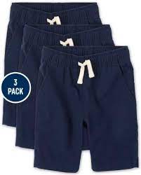 Photo 1 of Boys Uniform Pull On Jogger Shorts 3-Pack

