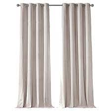 Photo 1 of  Faux Linen Room Darkening Curtain (1 Panel), 50 X 96, Oatmeal