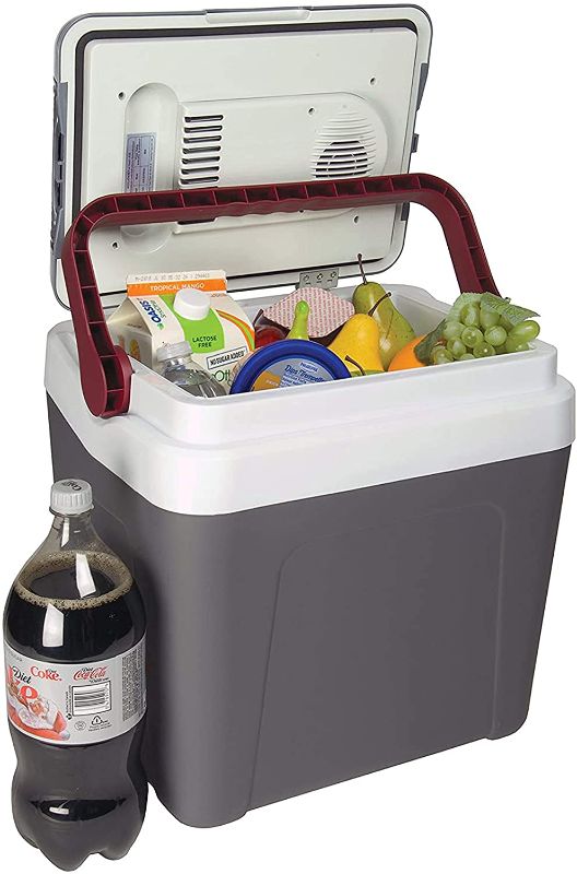 Photo 1 of Koolatron Fun Kool P25 Thermoelectric Iceless 12V Electric Cooler, 24L / 26 Quart Capacity, For Camping, Travel, Truck, SUV, Car, Boat, RV, Trailer, Tailgating, Made in North America