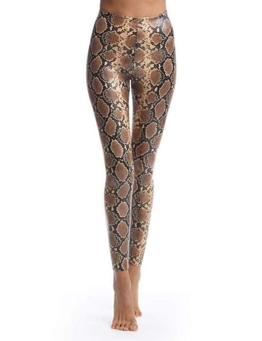 Photo 1 of Faux Leather Leggings Snake x small