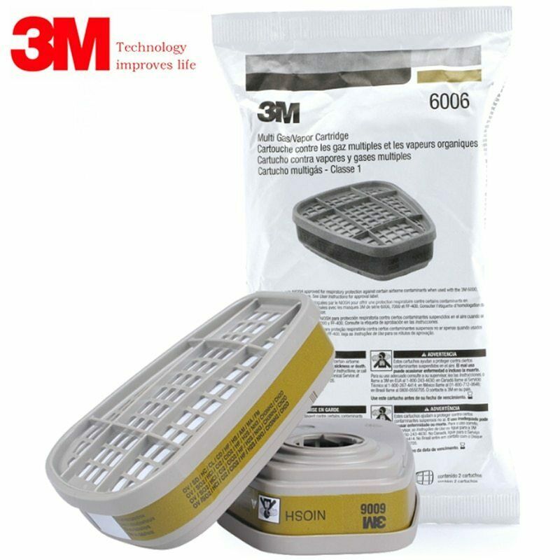 Photo 1 of 3M p100 filter Multi Gas/Vapor Replacement Cartridge, 1 Package Of 2 Cartridges