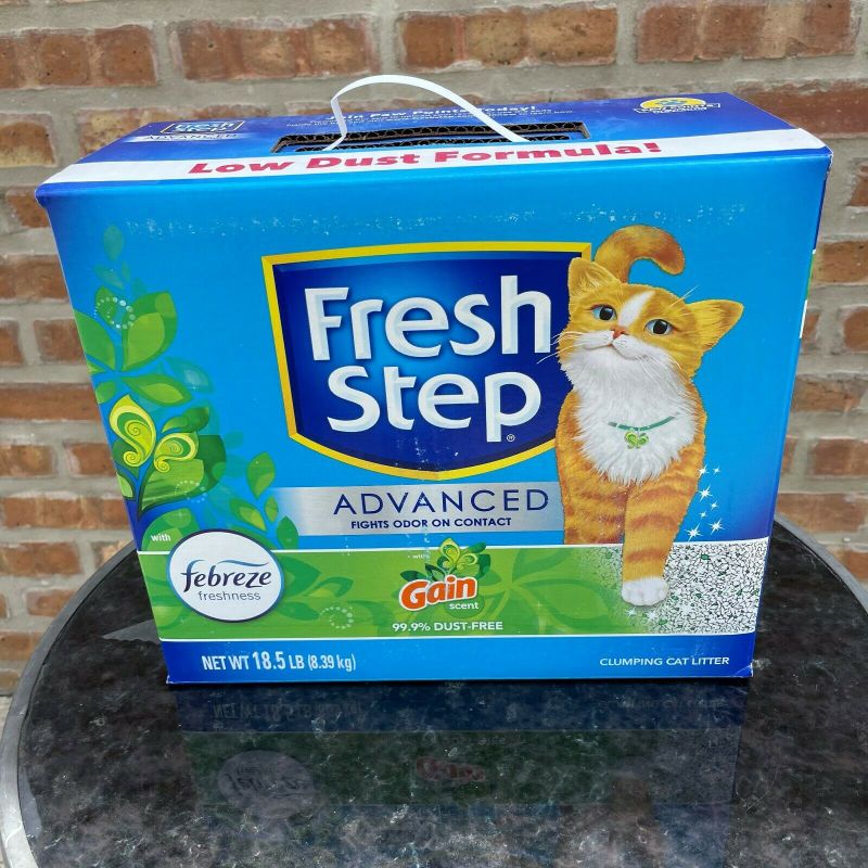 Photo 2 of Fresh Step Advanced Clumping Cat Litter With Gain Scent - 18.5lbs