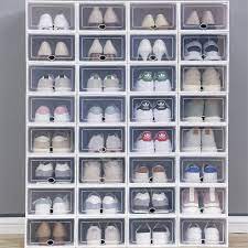 Photo 1 of clear plastic stackable shoe storage box unknown ct 