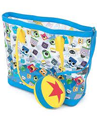 Photo 1 of FUNKO LOUNGEFLY PIXAR COLLECTION: PIXAR CHARACTER CLEAR TOTE BAG