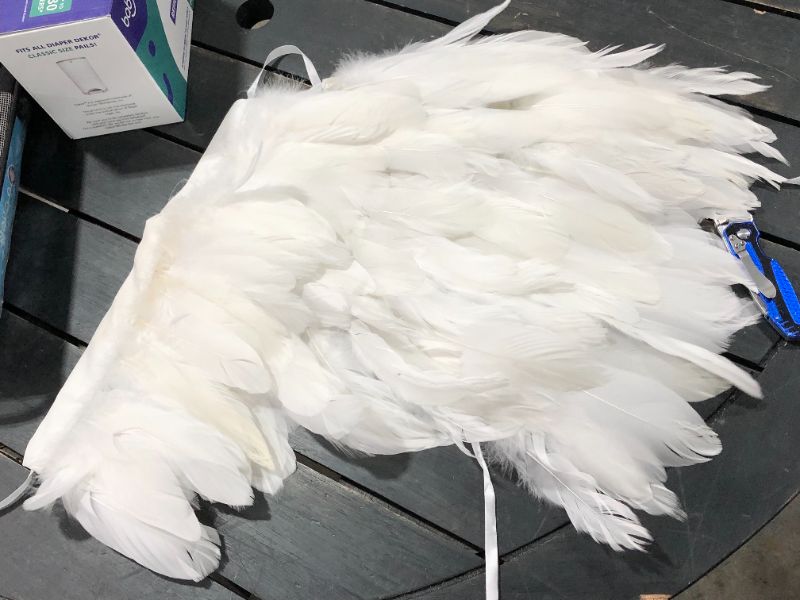 Photo 1 of Costume White Feather Leg Cover 