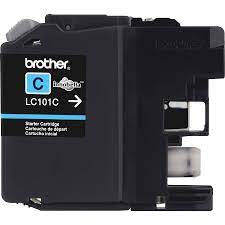 Photo 1 of Brother Genuine Innobella LC101C Cyan Ink Cartridge - Inkjet - Standard Yield - 300 Pages - Cyan - 1 Each
