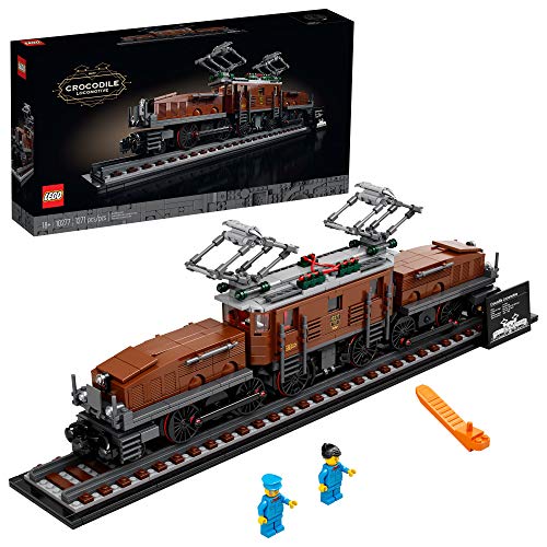 Photo 1 of LEGO Crocodile Locomotive 10277 Building Kit; Recreate The Iconic Crocodile Locomotive with This Train Model; Makes a Great Gift Idea for Train Enthusiasts Lovers (1,271 Pieces)
