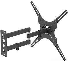 Photo 1 of 26-55" Adjustable Wall Mount Bracket Rotatable TV Stand TMX400 with Spirit Level
