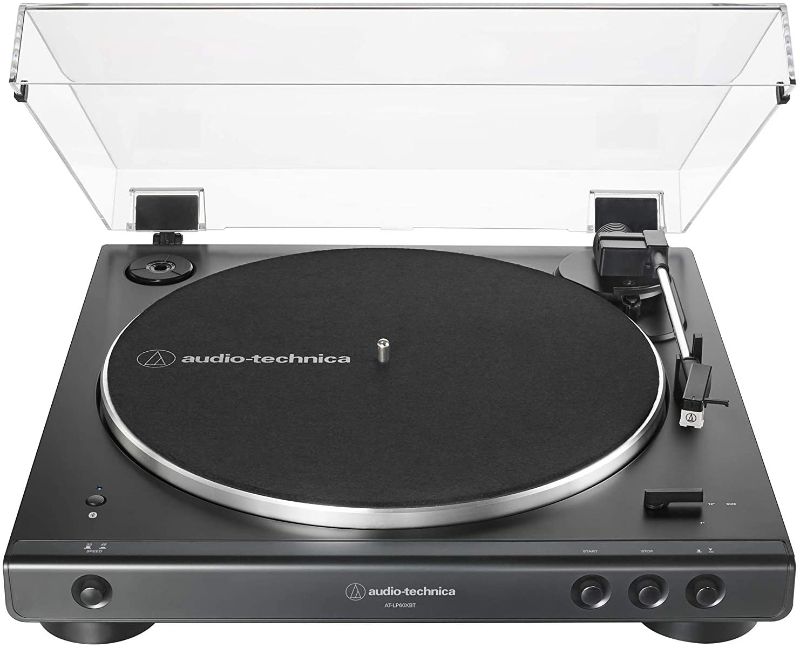 Photo 1 of Audio-Technica AT-LP60XBT-BK Fully Automatic Wireless Belt-Drive Turntable (Black) (ATLP60XBTBK)