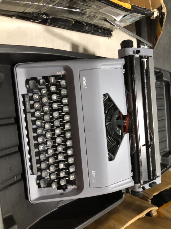 Photo 2 of Royal Epoch 79103Y Manual Typewriter - 11.60" Print Width - Tab Position, Line Spacing