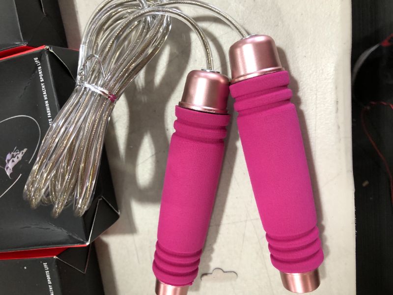 Photo 2 of  Weighted Jump Rope In PINK,, ROPE LENGTH: 108 INCH, PACK OF 3