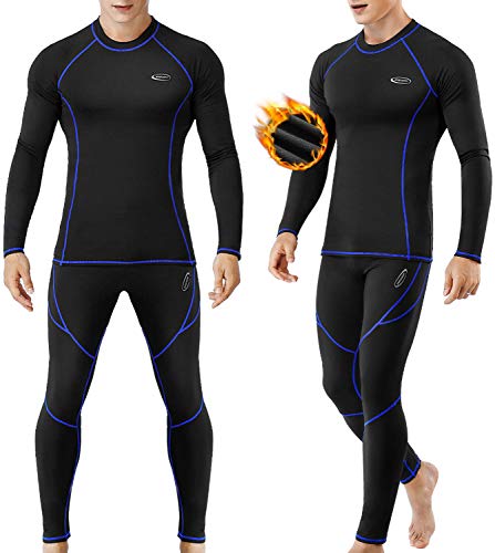 Photo 1 of Thermal Underwear Men Mobiusphy Set Soft Breathable, BLACK, SIZE XXL, 2 PACKS