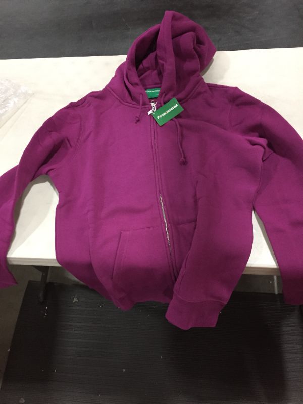 Photo 1 of FORBIDEFENSE Women Fleece Hoodies Full Sleeve-Front Zip Premium Hood 2 Split Pocket Small 