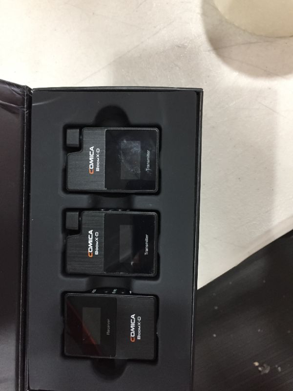 Photo 1 of Comica BoomX-D D2 Wireless Microphone System Real-time Audio Dual Transmitter US