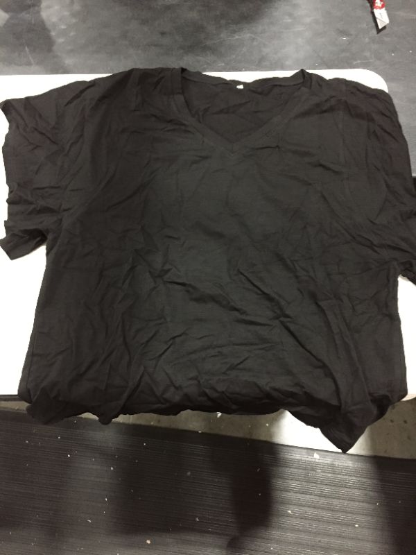 Photo 1 of Generic Women's V Neck Shirt Black XL 