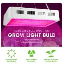 Photo 1 of 1200W LED Full Spectrum Grow Light