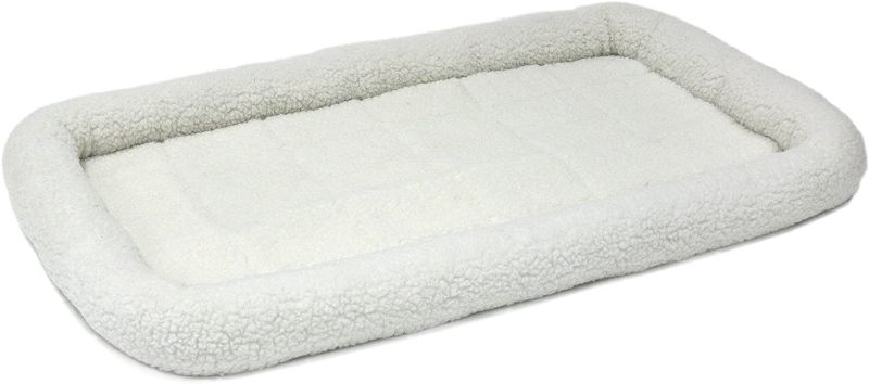 Photo 1 of MidWest Bolster Pet Bed | Dog Beds Ideal for Metal Dog Crates | Machine Wash & Dry
