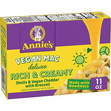 Photo 1 of Annie's Organic Deluxe Rich and Creamy Shells and Vegan Cheddar with Broccoli, 11 oz
PACK OF THREE, EXP:12.11.2021
