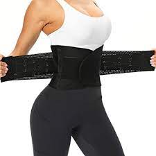 Photo 1 of Waist Trainer For Women & Men-Sauna Sweat Waist Trainer Corset-Waist Trimmer Weight Loss,Slimming Body Shaper Belt, SIZE SMALL