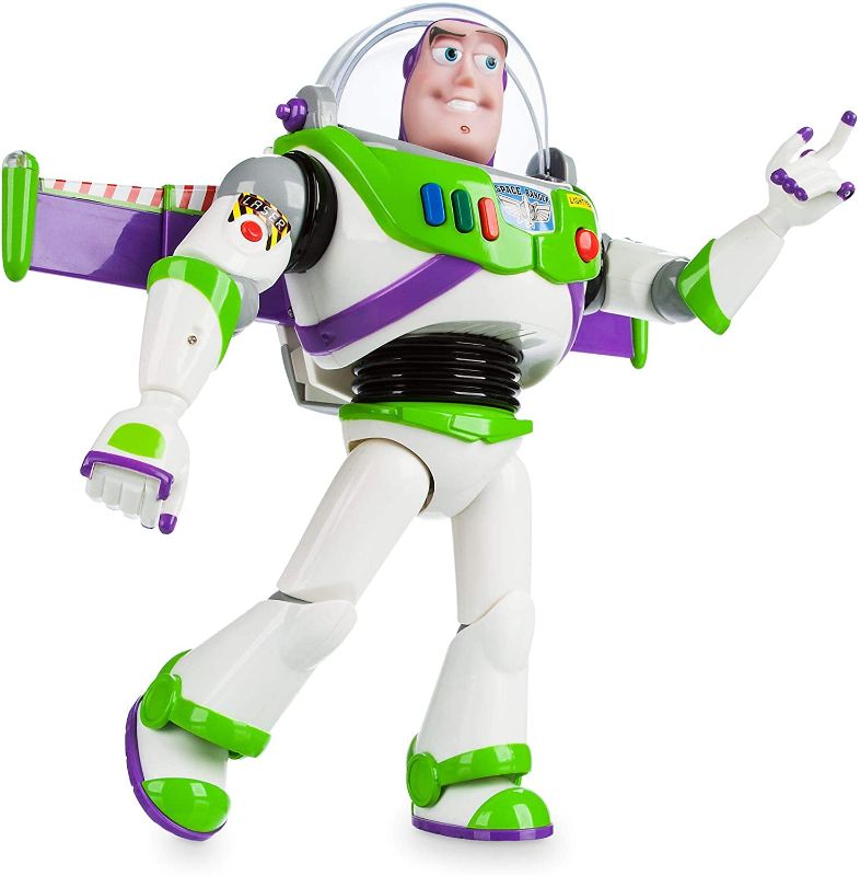 Photo 1 of Disney Buzz Lightyear Interactive Talking Action Figure - 12 Inches
