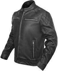 Photo 1 of ACG ALP-02 LEATHER MOTORCYCLE JACKET (BLACK, XLARGE)