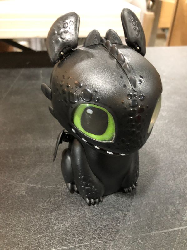 Photo 2 of Dreamworks Dragons, Hatching Toothless Interactive Baby Dragon with Sounds, for Kids Aged 5 & Up, MISSING EGG
