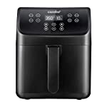 Photo 1 of COMFEE' 5.8Qt Digital Air Fryer, Toaster Oven & Oilless Cooker, 1700W with 8 Preset Functions, LED Touchscreen, Shake Reminder, Non-stick Detachable Basket, BPA & PFOA Free