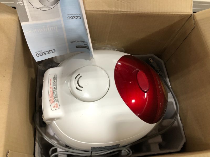 Photo 2 of Cuckoo CR-0351F Electric Heating Rice Cooker (Red), 7.80 x 8.90 x 11.50
