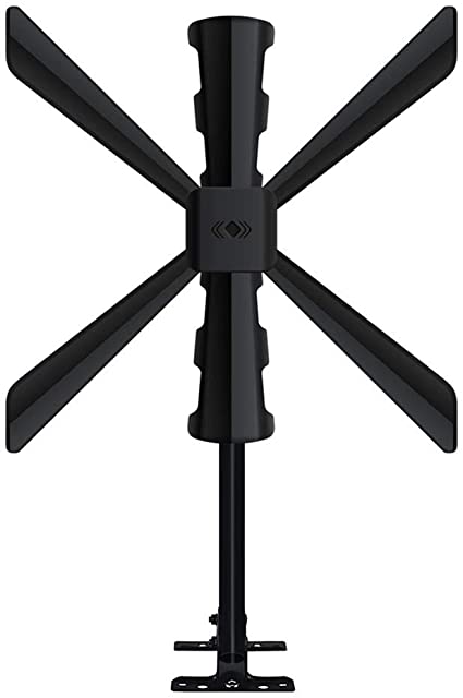 Photo 1 of Amplified TV Antenna-Indoor/Outdoor Digital HDTV Antenna with up to 150 Mile Range,Amplified Signal Booster Support Fire TV Stick 4K 1080p All Older TV Channels, Mounting Pole
