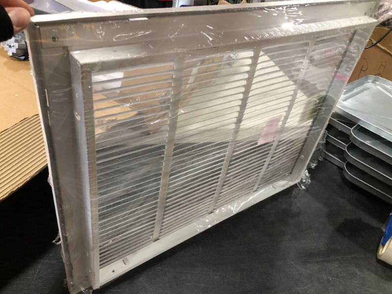 Photo 2 of 24" X 18" Steel Return Air Filter Grille by HANDUA Removable Face Door HVAC Duct Cover Grill for 1-inch Filter