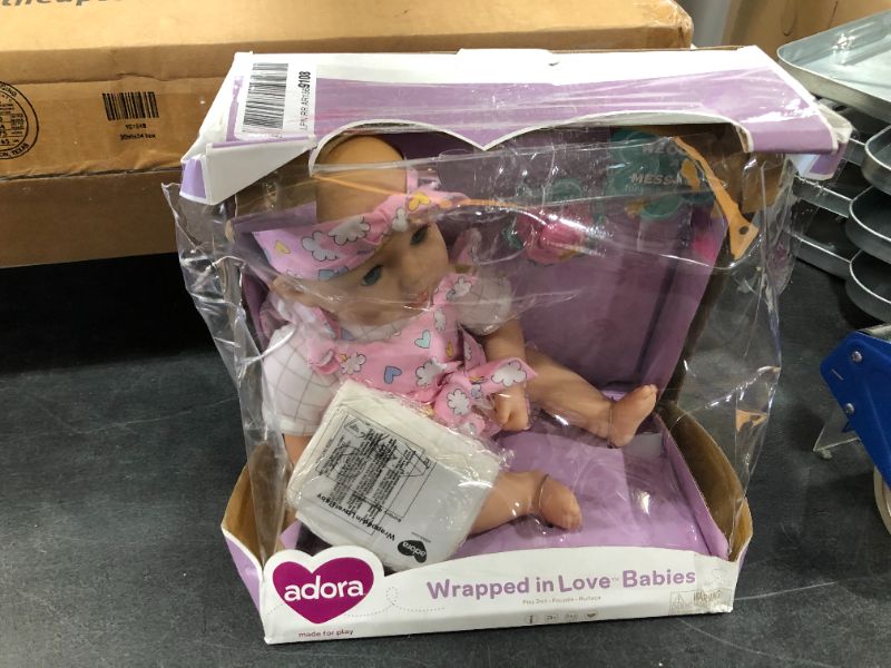 Photo 2 of Adora Interactive Baby Doll with Voice Recorder - Wrapped in Love - Precious Baby (22022)
