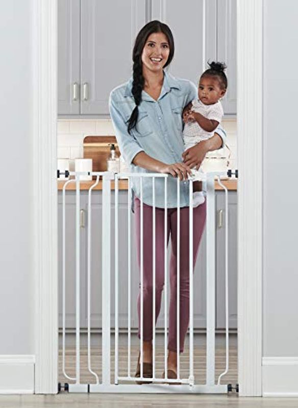 Photo 1 of Regalo Easy Step Extra Tall WalkThrough Gate White 41in