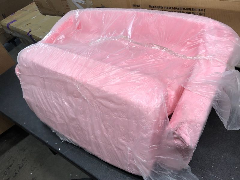 Photo 1 of KIDS FUZZY PINK LOUNGER CHAIR