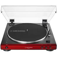 Photo 1 of Audio-Technica AT-LP60XBT-RD Fully Automatic Belt-Drive Stereo Turntable, Red/Black, Bluetooth, Hi-Fi, 2 Speed
