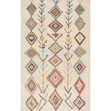 Photo 1 of Belini Moroccan Ivory 3 ft. x 8 ft. Runner
