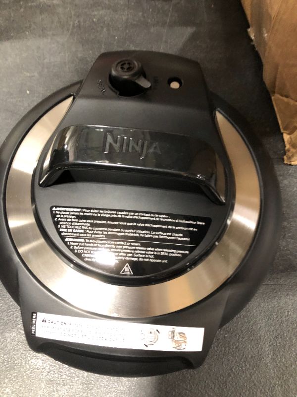 Photo 1 of Ninja FD401 Foodi 8-qt. 9-in-1 Deluxe XL Cooker & Air Fryer-Stainless Steel Pressure Cooker, 8-Quart, (Renewed)
