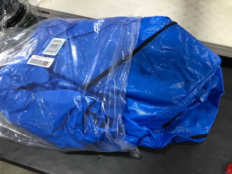 Photo 2 of BLUE ZIPPERED TARP BAG, STOCK PHOTO FOR REFERENCE