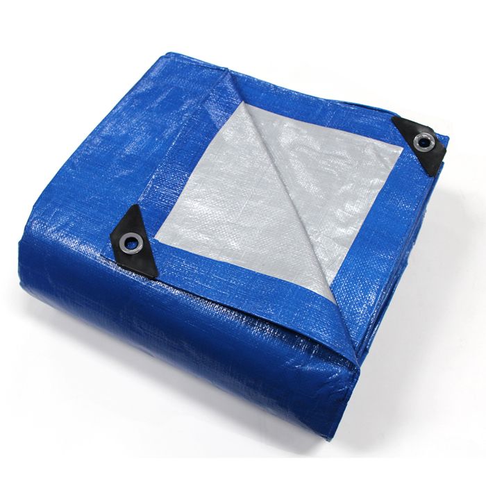 Photo 1 of BLUE ZIPPERED TARP BAG, STOCK PHOTO FOR REFERENCE