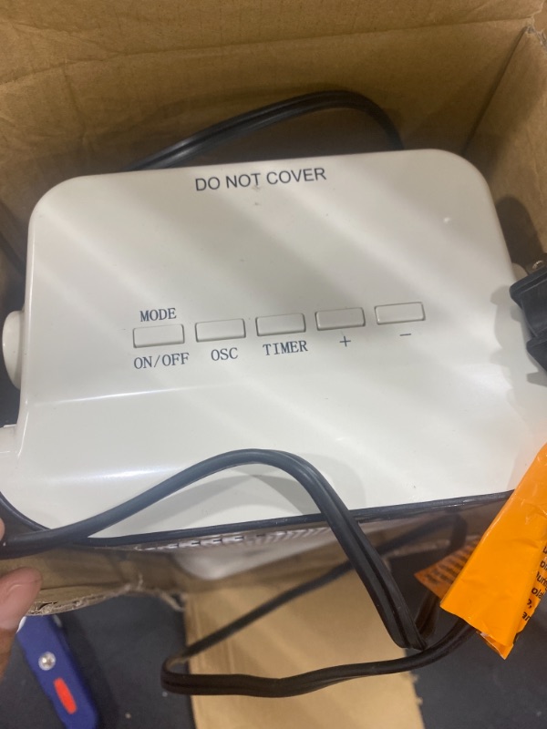 Photo 1 of Patio Tower Heaters Electric with Remote - Oscillating Portable Large Fan Heater, Outdoor Ceramic Heater Thermostat 12 H Timer Overheat, Tip-over Protection, Office, Bedroom, Bathroom, Home, Indoor