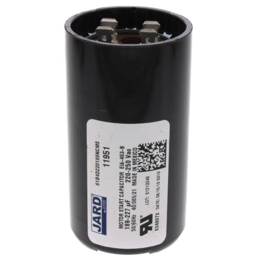 Photo 1 of 189-227 MFD Round Start Capacitor (220/250V)
