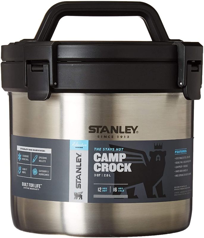 Photo 1 of Stanley Adventure Stay Hot 3QT Camp Crock - Vacuum Insulated Stainless Steel Pot
