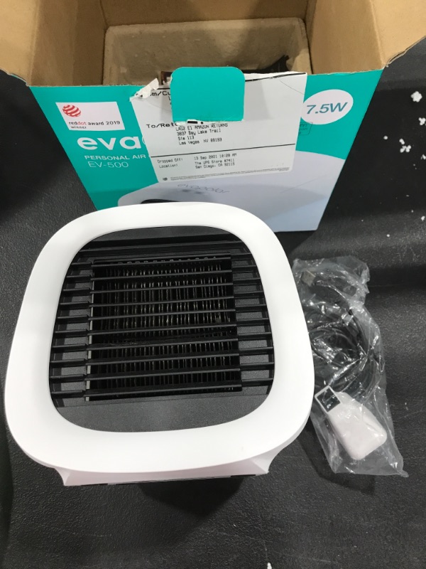 Photo 1 of Evapolar evaCHILL Portable Conditioner Small Personal Evaporative Air Cooler and Humidifier Fan Mini AC, medium, Opaque White
