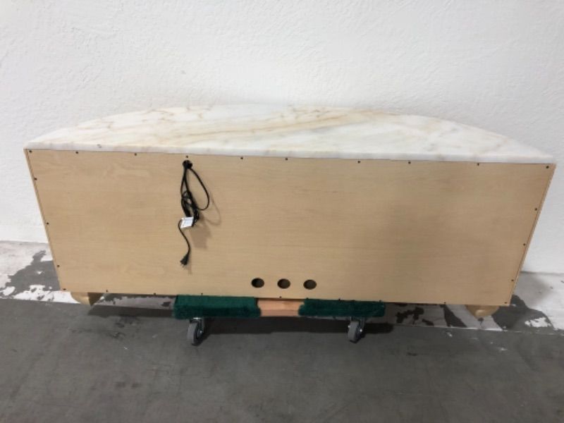Photo 1 of MARBLE TOP ENTERTAINMENT CENTER H30 INCH W70 INCH L22 INCH
