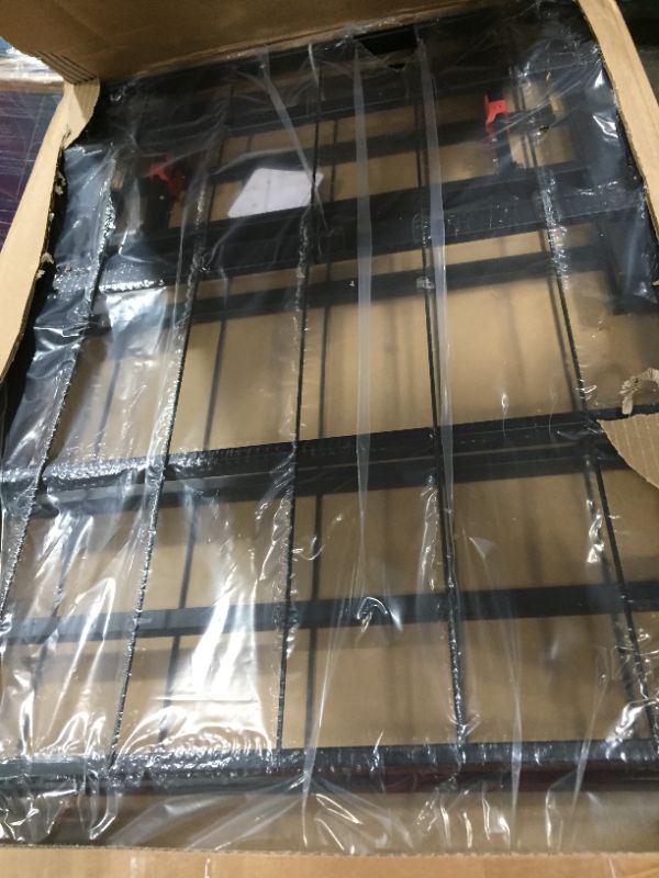 Photo 1 of Amazon Basics Foldable, 14" Black Metal Platform Bed Frame with Tool-Free Assembly, No Box Spring Needed - Full