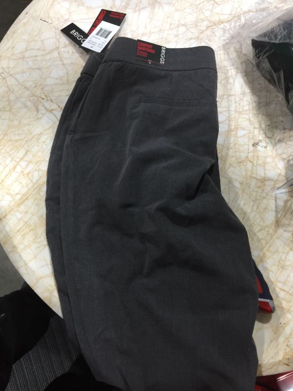 Photo 2 of Briggs York Women's Bistretch Tummy Straight Leg Pant Heather Gray Size: 16