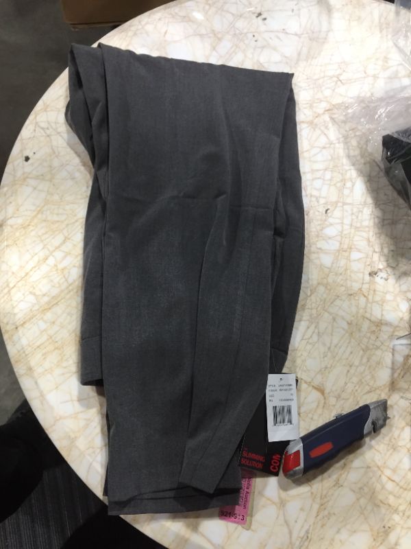 Photo 3 of Briggs York Women's Bistretch Tummy Straight Leg Pant Heather Gray Size: 16