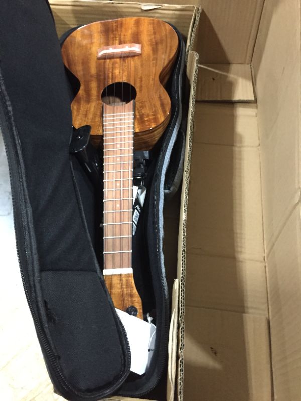 Photo 2 of AKLOT Concert Ukulele, Ukelele Solid Mahogany 23 inch for Beginners Starter Adults Kit with Free Online Courses and Uke Accessories, AKC23
