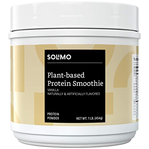 Photo 1 of Amazon Brand  Solimo Plantbased Protein Smoothie Powder  best by 12062021